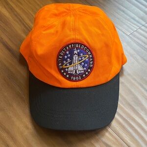 Orange and Black Kids Space Command Hat